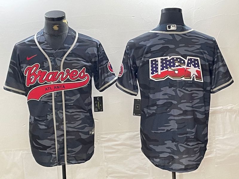 Men Atlanta Braves Blank Camo Jointly 2024 Nike MLB Jersey style 3->atlanta braves->MLB Jersey